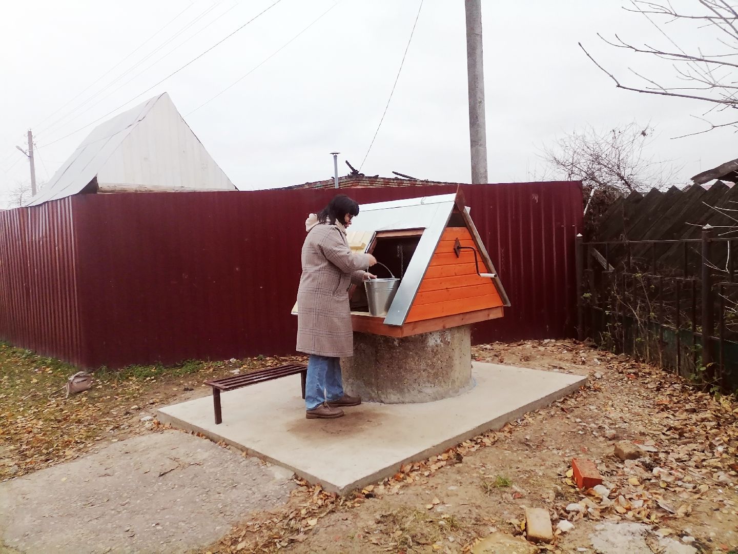 вертикалки, колодец, благоустройство, давыдово, орехово-зуевский округ,