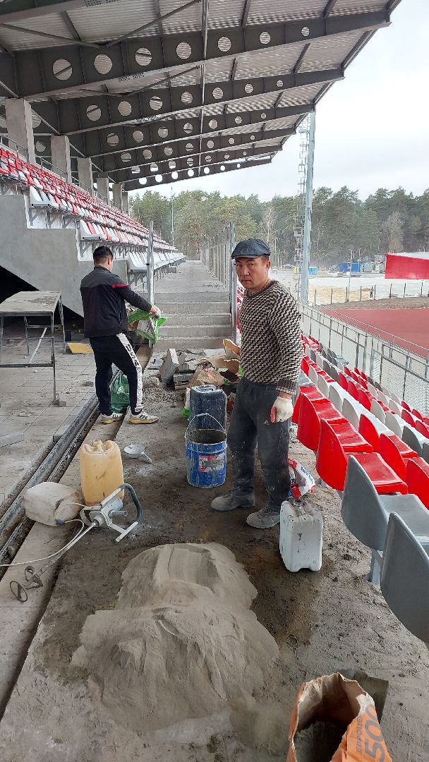 строительство, стадион спартак, серпухов, реконструкция, ложа для прессы, спорт,