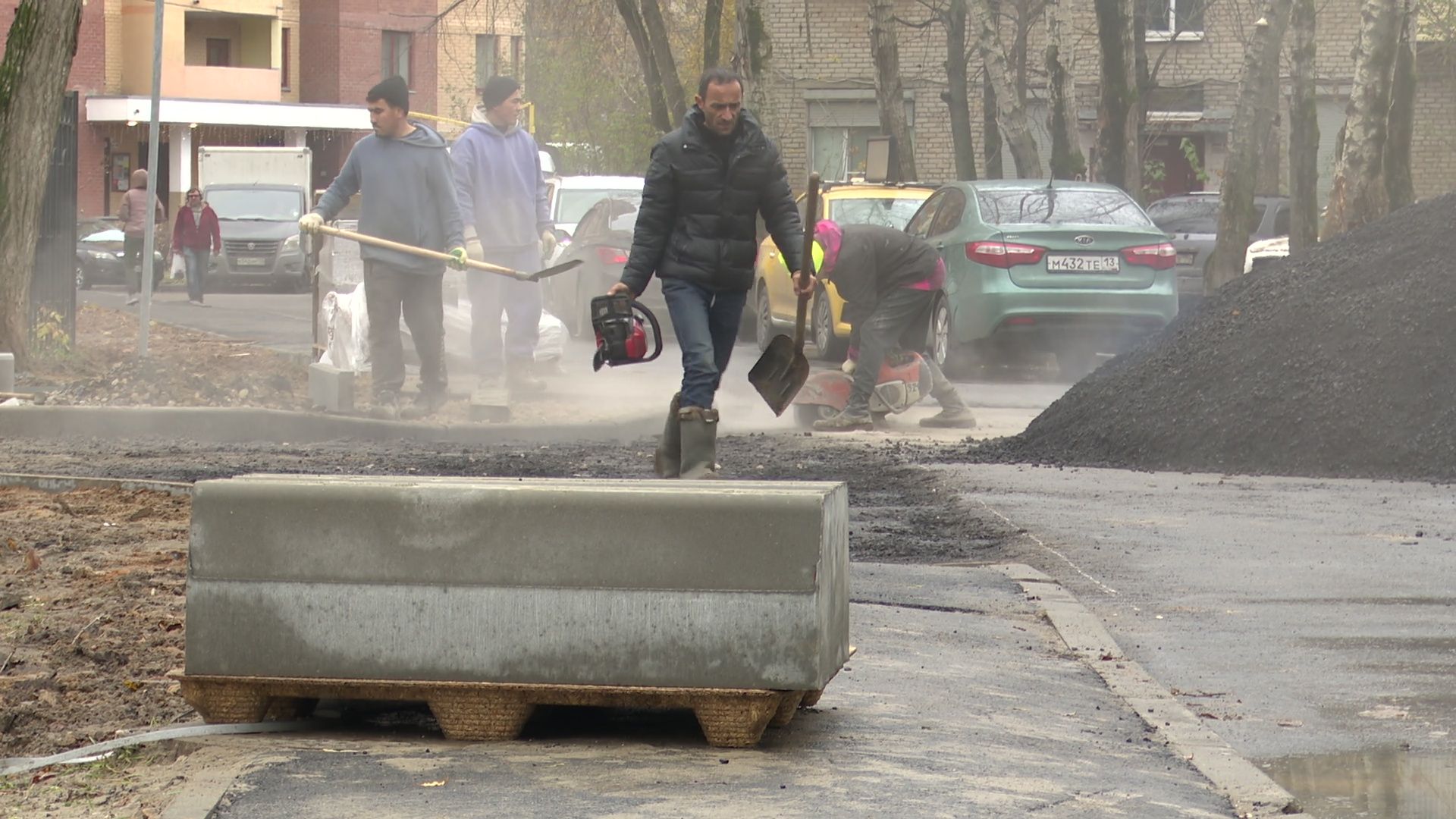 Реутов, вертикалки, благоустройство, реконструкция теплотрассы, новый асфальт, тротуар, бордюрный камень,