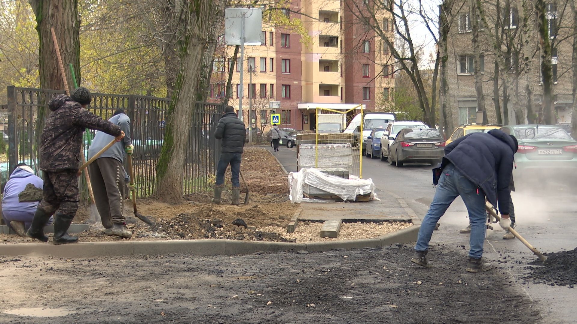 Реутов, вертикалки, благоустройство, реконструкция теплотрассы, новый асфальт, тротуар, бордюрный камень,