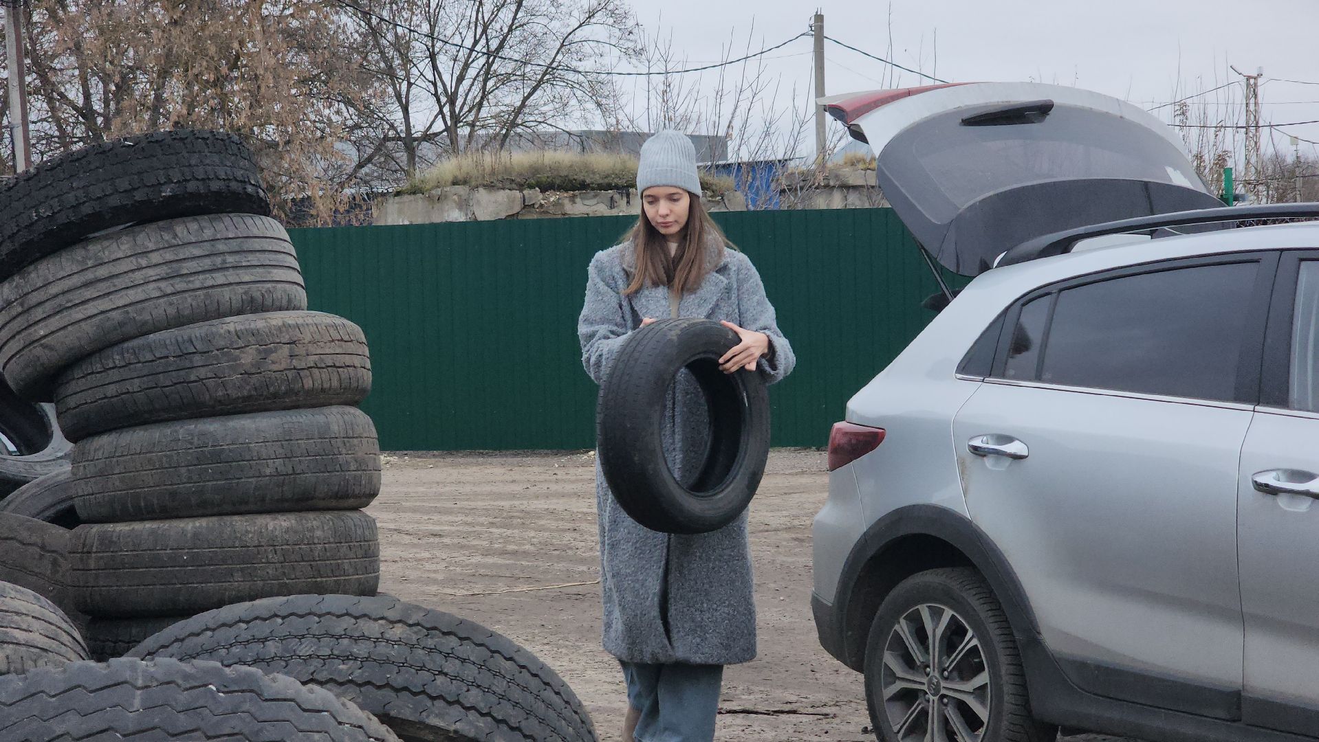 экология, экоакция, сдай шины,