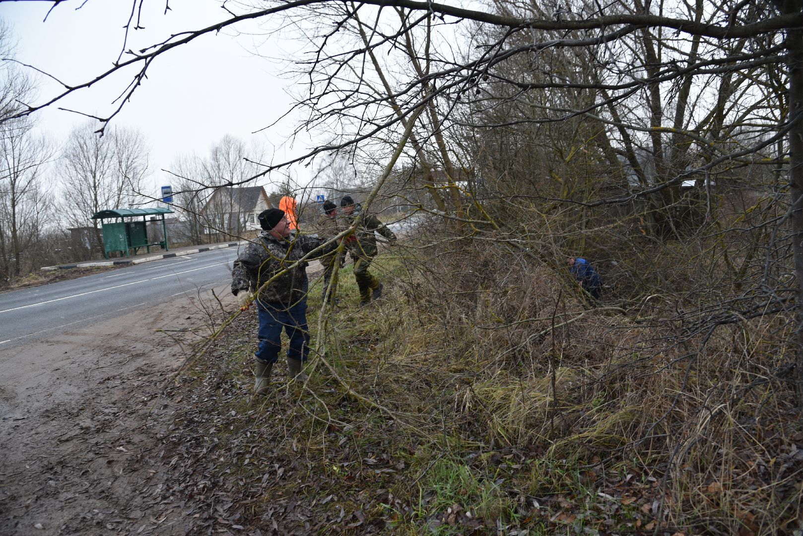 лотошино, калицино, населенный пункт воинской доблести, благоустройство, стела, вертикалки,
