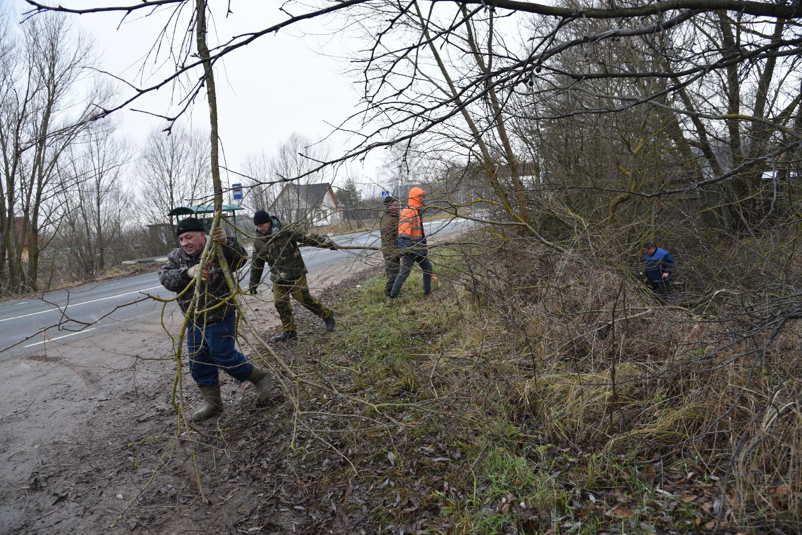 лотошино, калицино, населенный пункт воинской доблести, благоустройство, стела, вертикалки,
