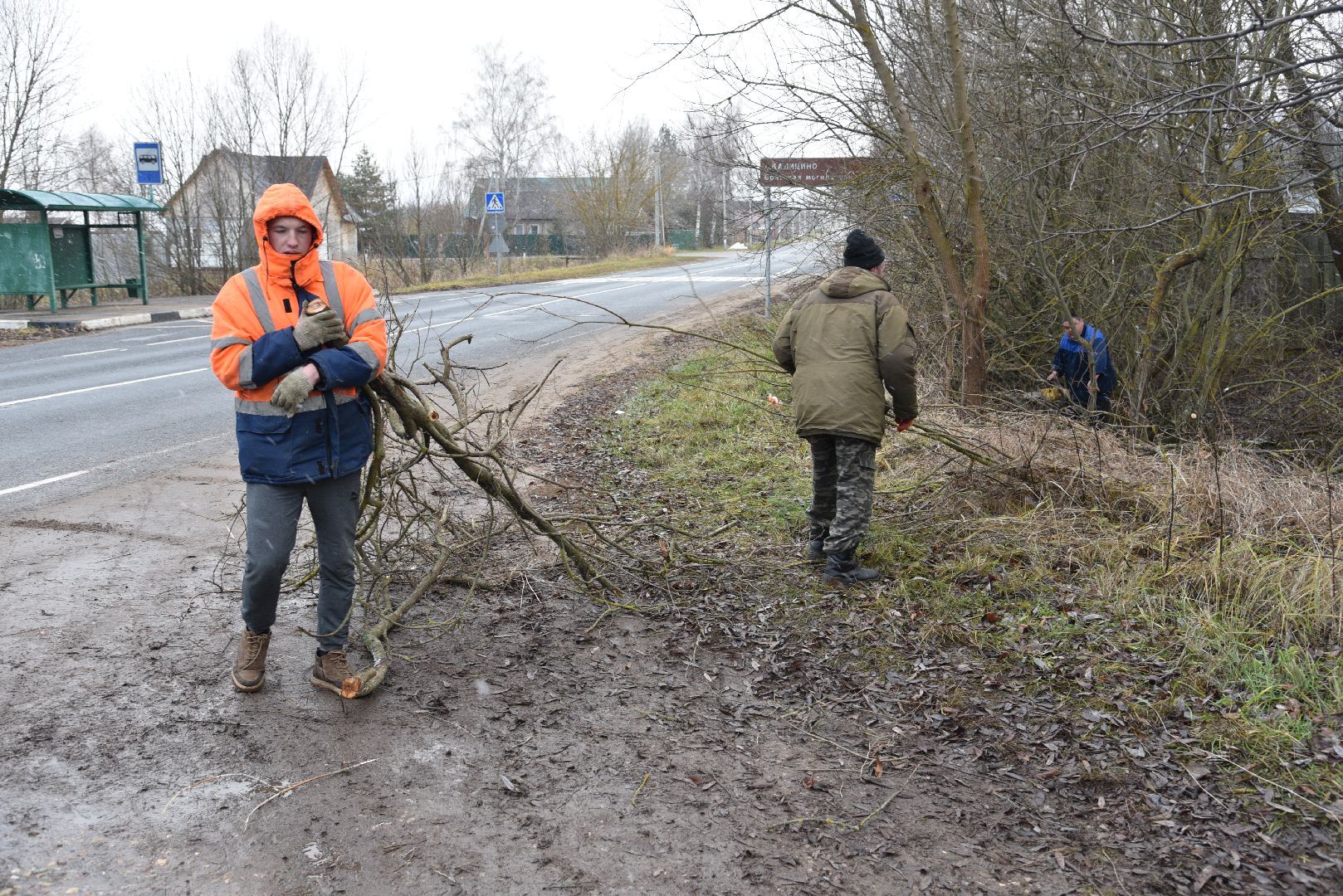 лотошино, калицино, населенный пункт воинской доблести, благоустройство, стела, вертикалки,