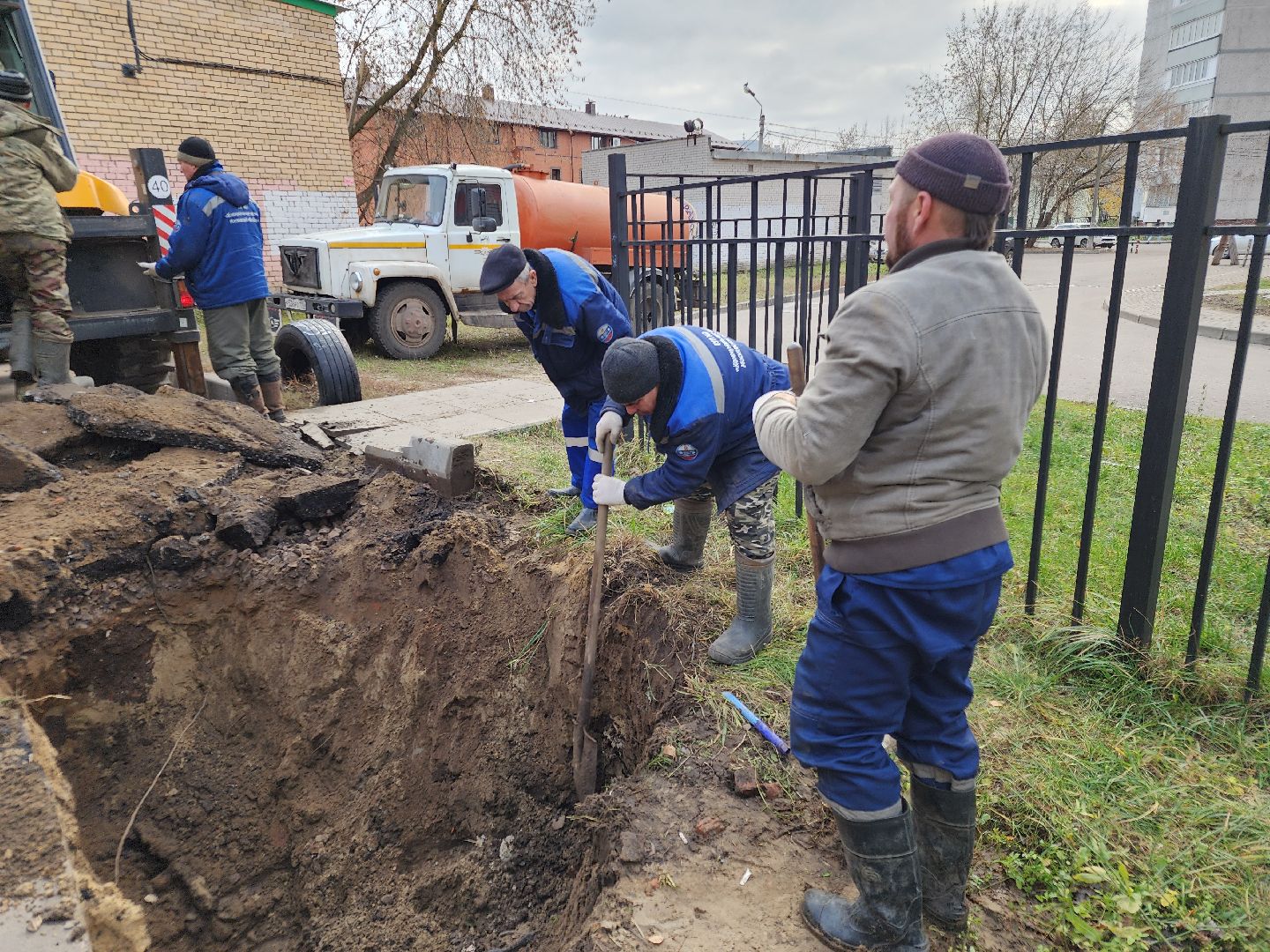 жкх, устранение прорыва, орехово-зуево, водоканал, вертикалки,