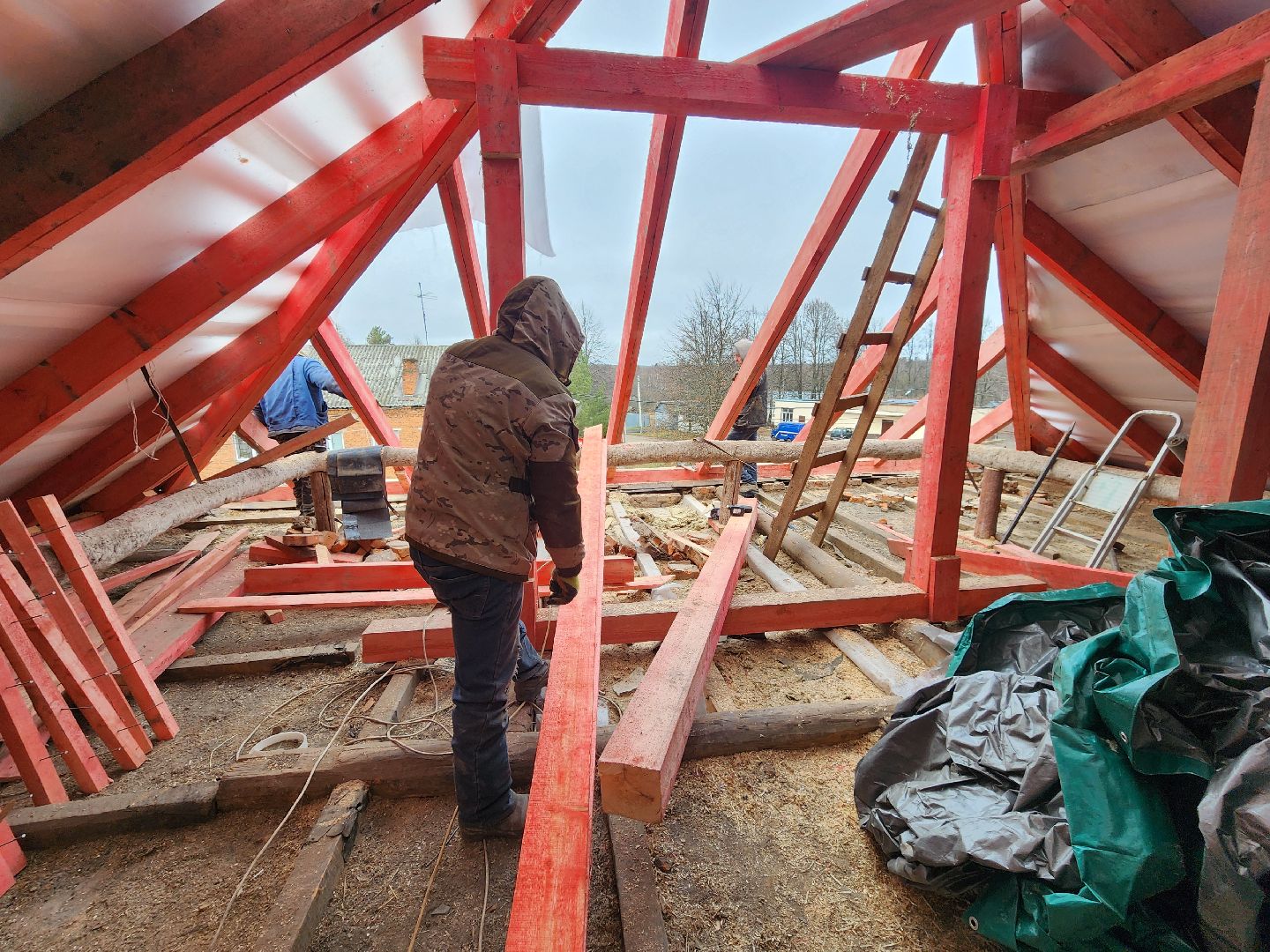 волоколамск, ремонт кровель, жкх, ремонт крыши, вертикалки,