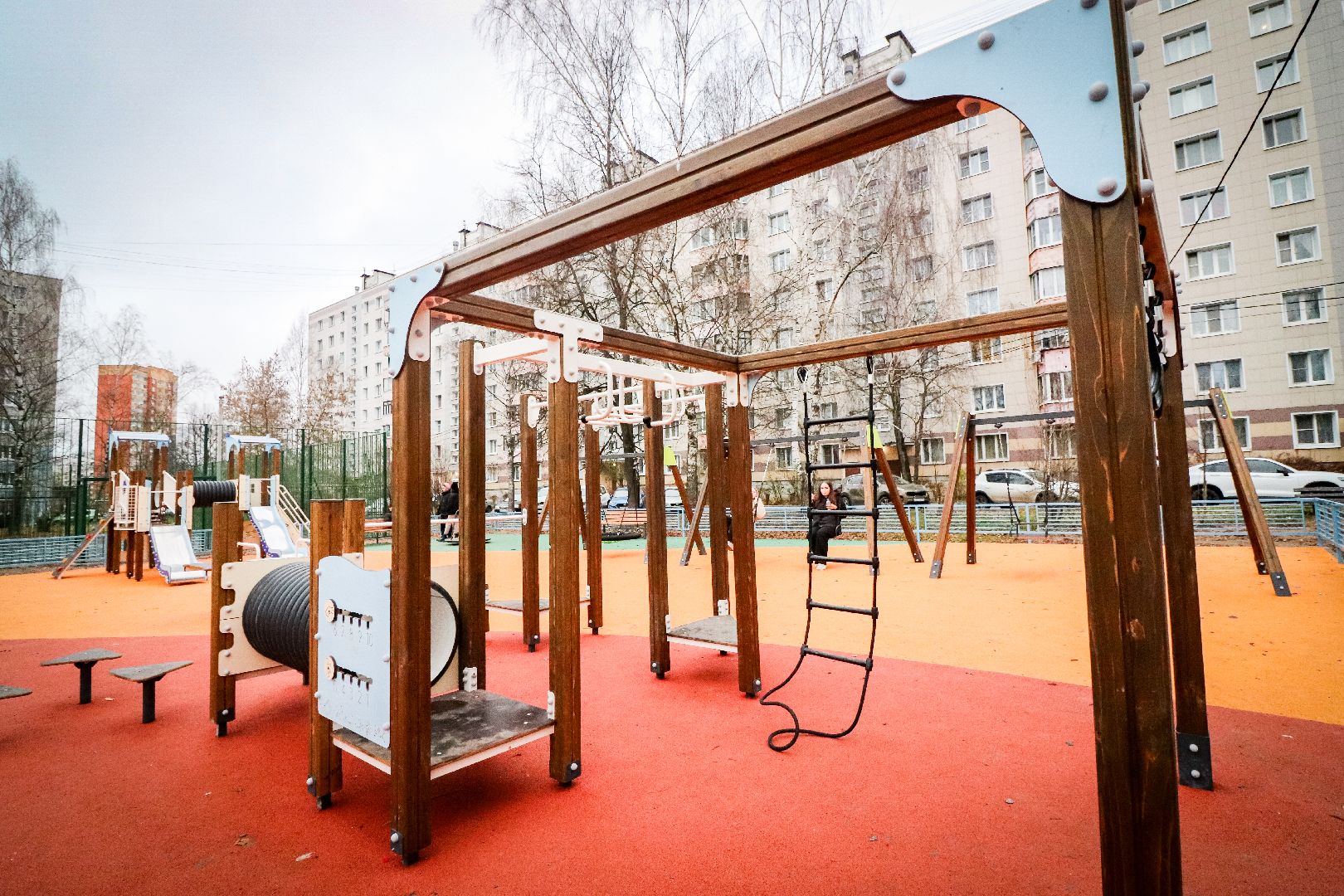 Клин, общество, благоустройство, детские игровые площадки, вертикалки,