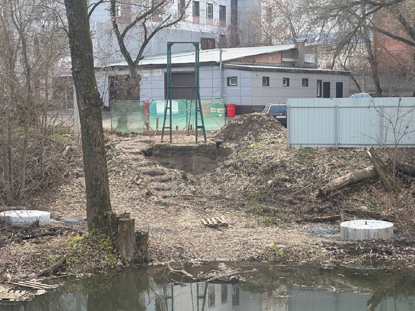 мост, река рожайка, домодедово, вертикалки,