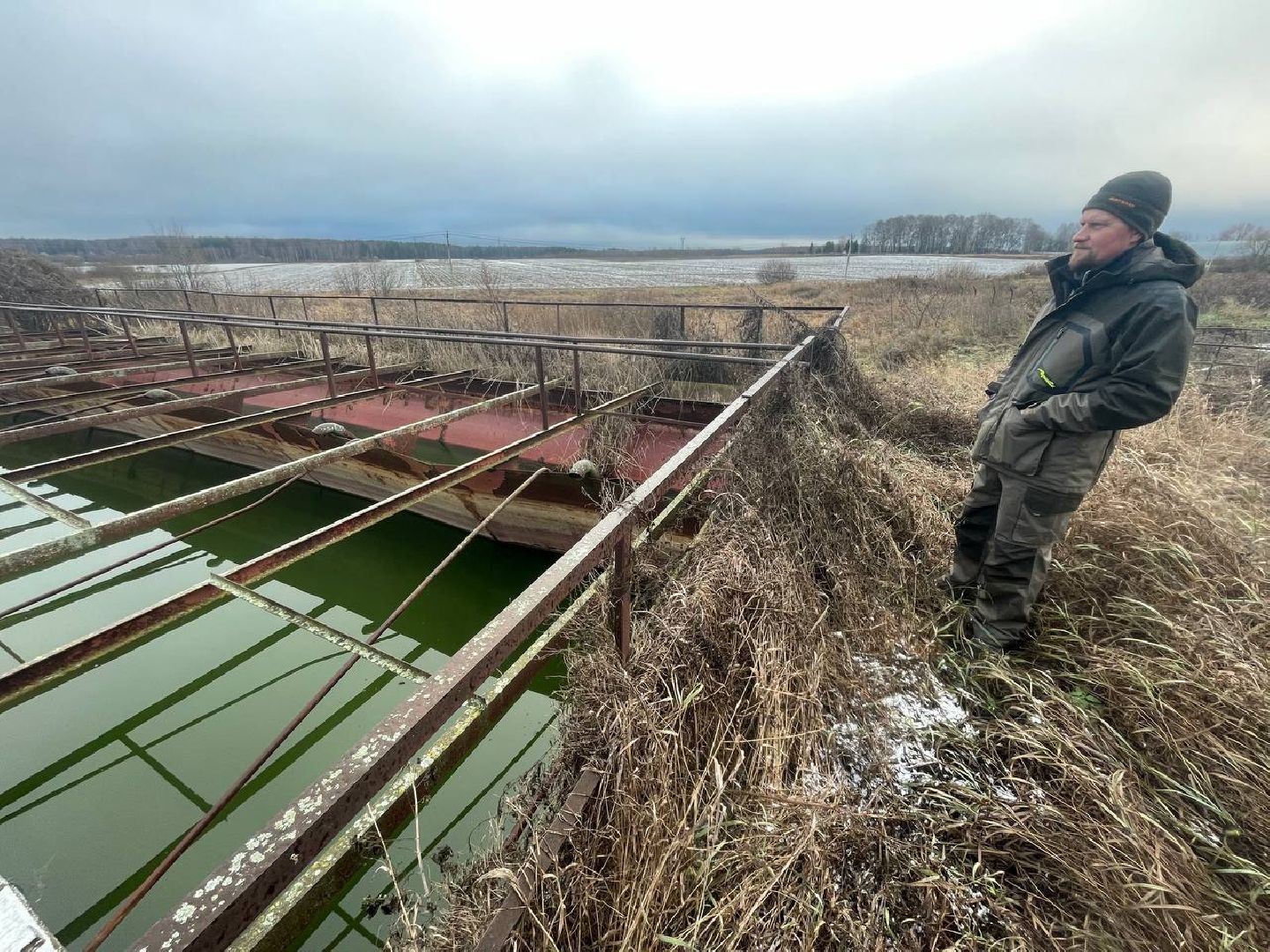 Дмитров, Очистные сооружения в Орудьево, МинЖКХ, вертикалка,