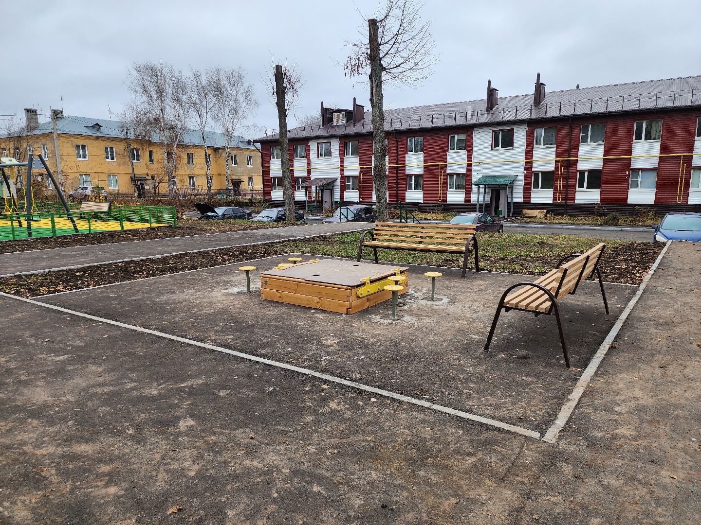 Зарайск, благоустройство двора, вертикалка,