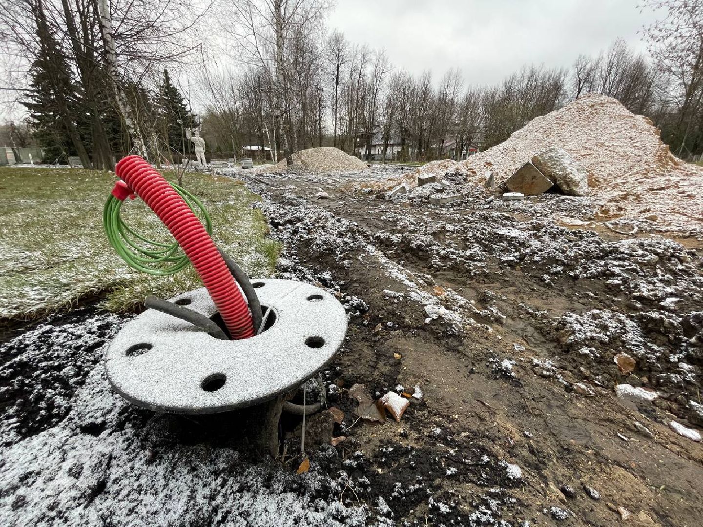 Дмитров, Сквер генерала Кузнецова в Яхроме, Минблаго, вертикалки,