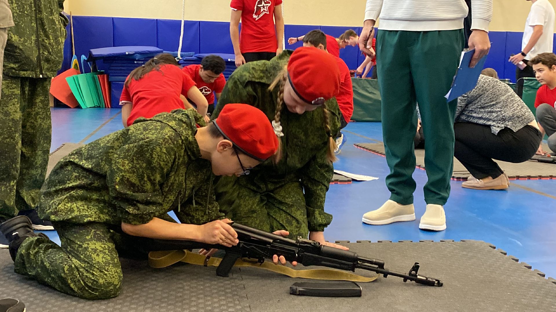 военно-патриотическая игра, Истра,Школа,