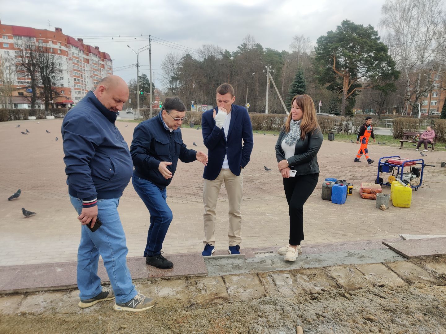 Красноармейск, Пушкинский, перемены, Площадь Победы, реставрация