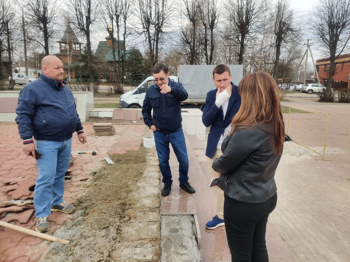 Красноармейск, Пушкинский, перемены, Площадь Победы, реставрация