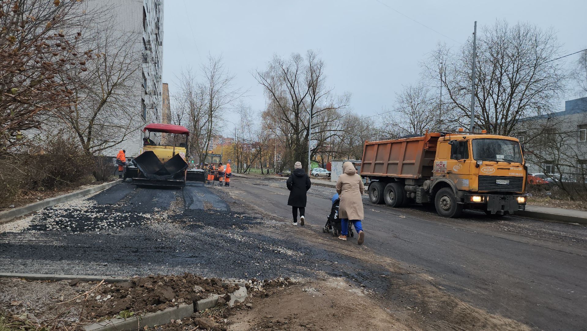 Благоустройство, Ремонт дорог, Лобня, вертикалки,