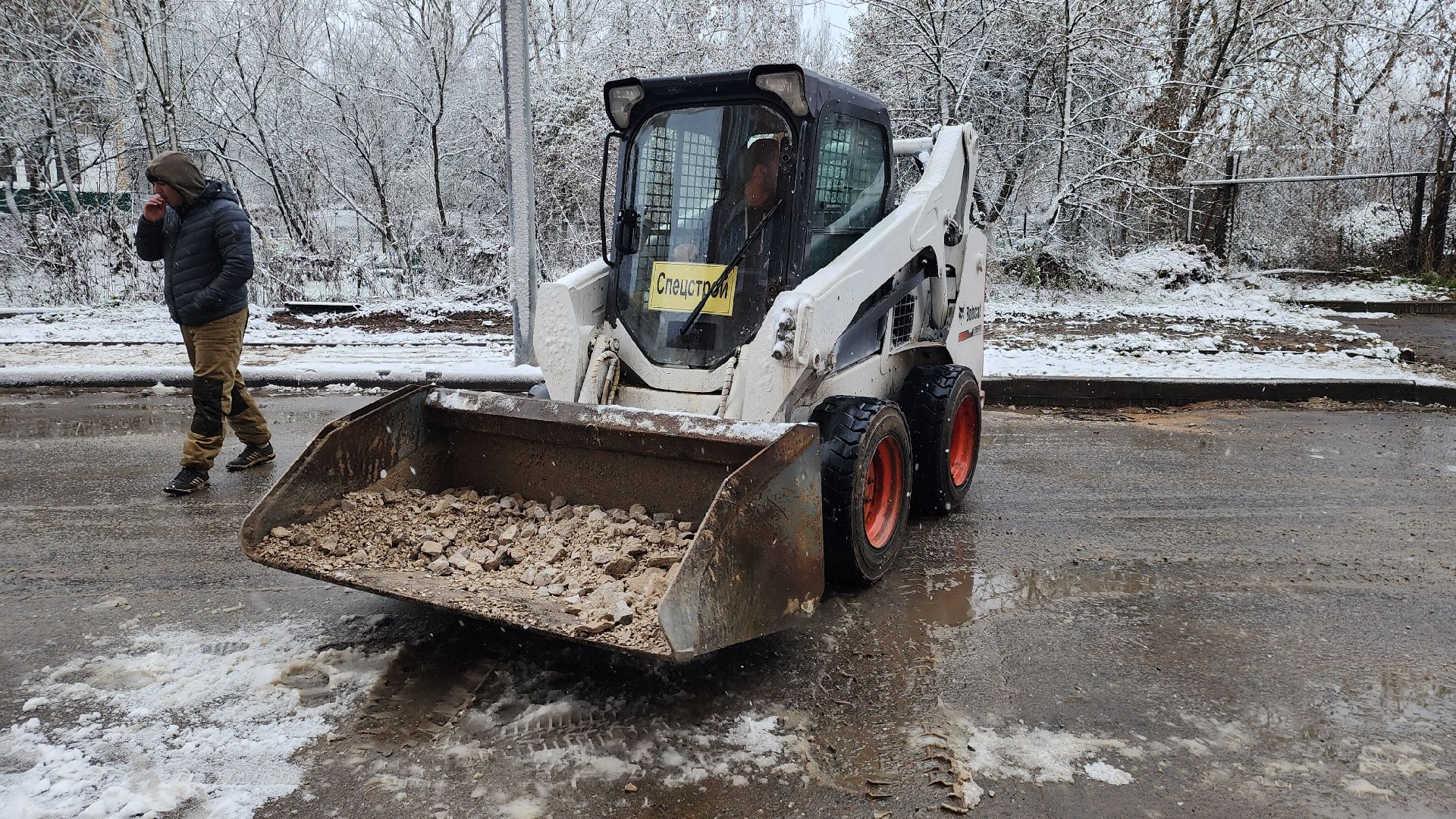 Звенигород, Благоустройство, строительство тротуаров, вертикалка,вертикальное видео,