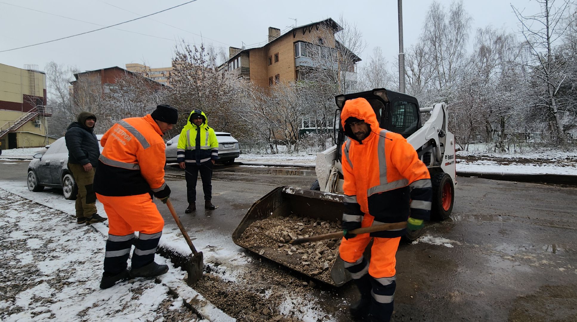Звенигород, Благоустройство, строительство тротуаров, вертикалка,вертикальное видео,