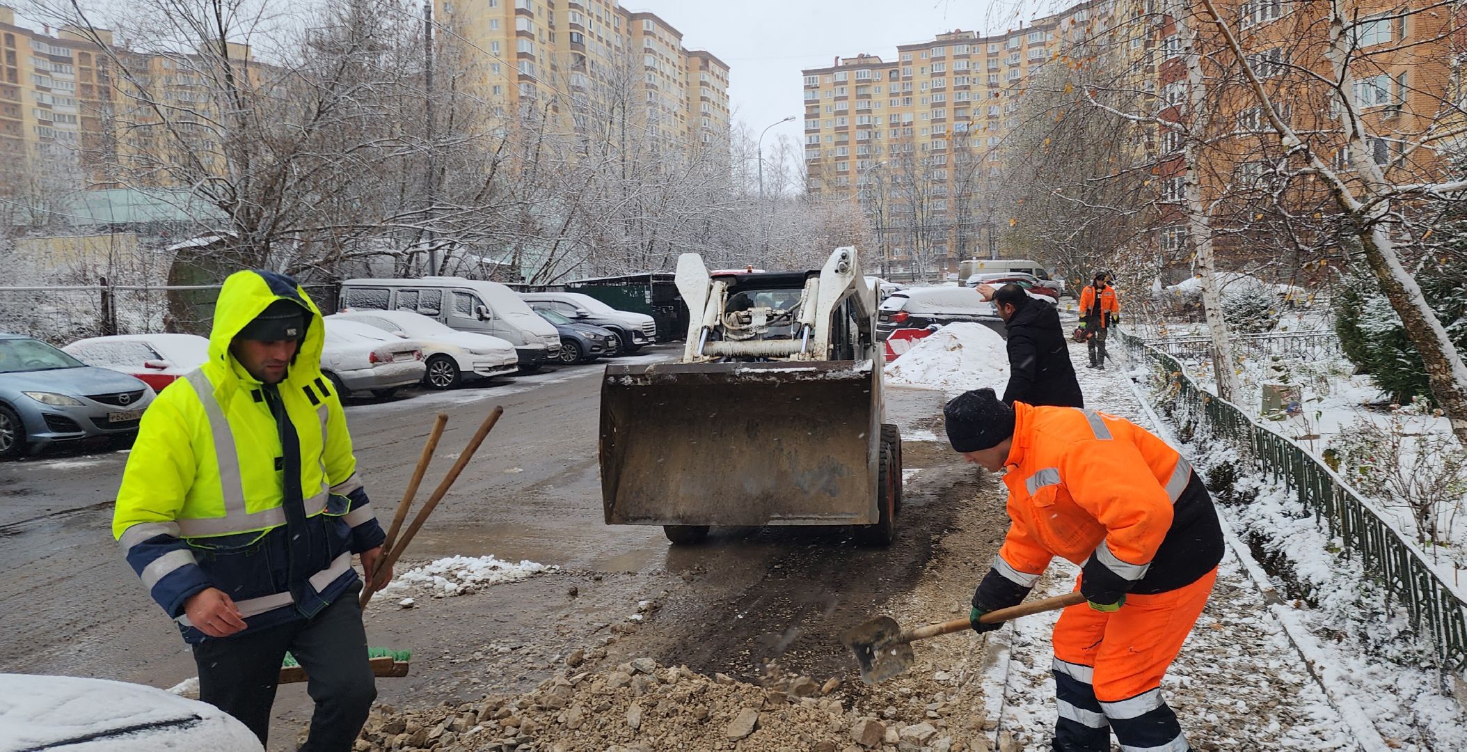 Звенигород, Благоустройство, строительство тротуаров, вертикалка,вертикальное видео,