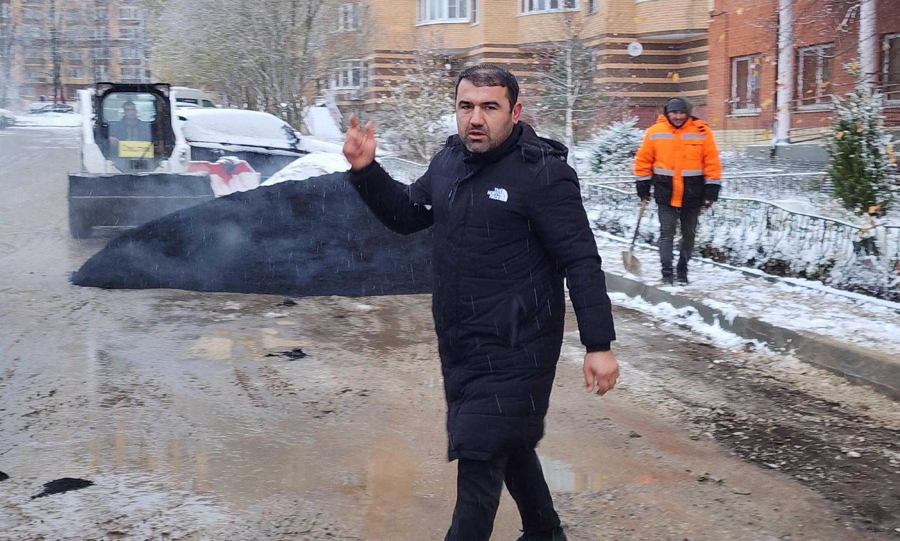 Звенигород, Благоустройство, строительство тротуаров, вертикалка,вертикальное видео,