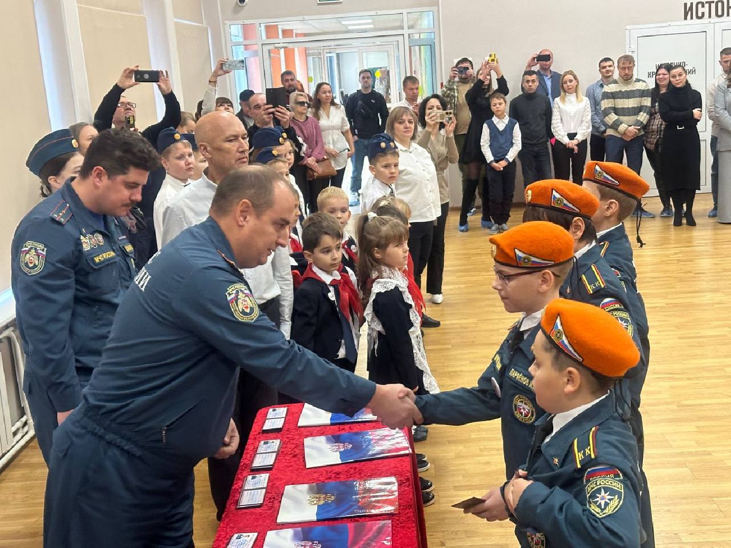 кадеты, посвящение