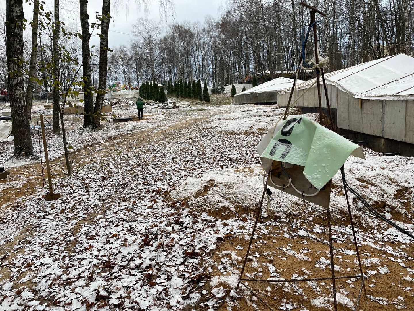 Дмитров, Парк Березовая роща, Минблаго, вертикалки