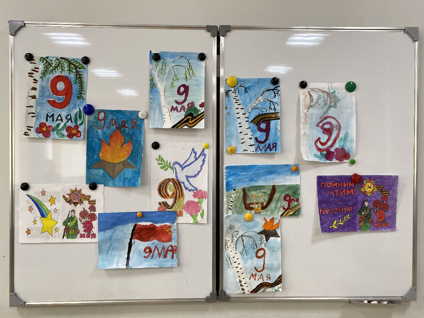 Чехов, школа, ученики, День победы, 9 мая