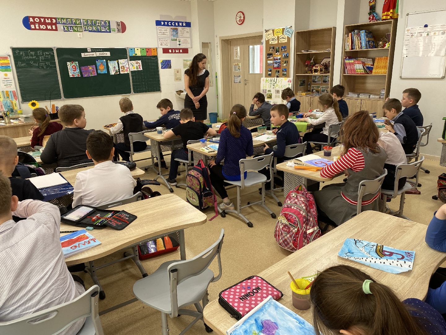 Чехов, школа, ученики, День победы, 9 мая