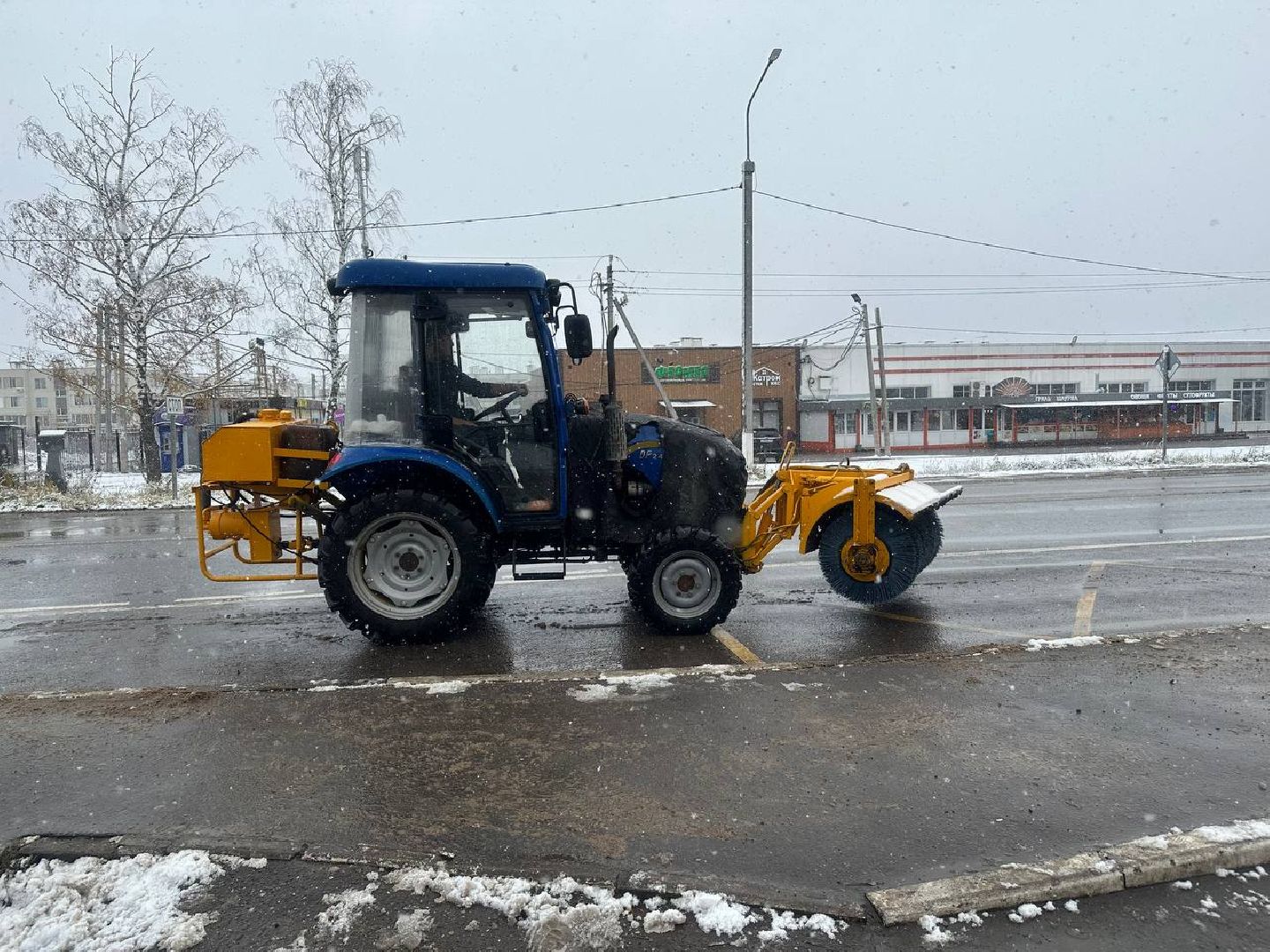 уборка снега, после снегопада, домодедедово,