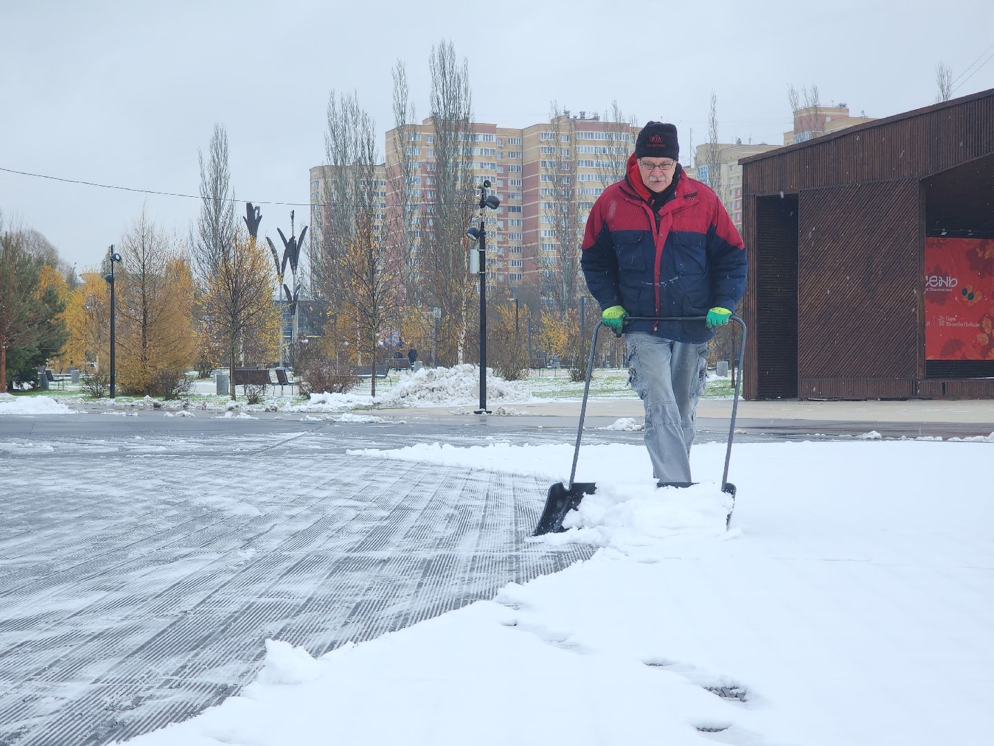 уборка снега, орехово-зуево,вертикалки,