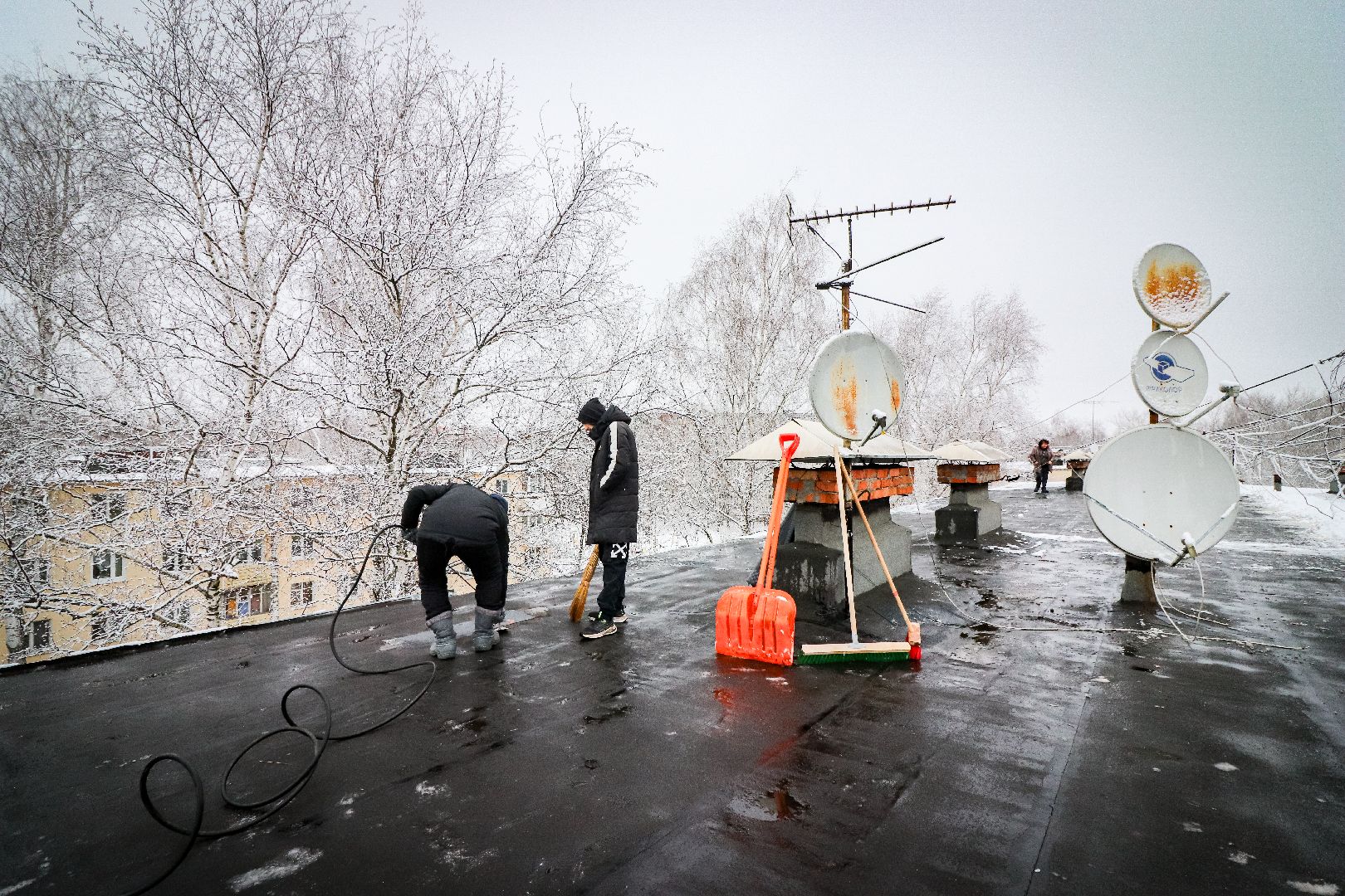 Клин, общество, ЖКХ, ремонт кровли, вертикалки,