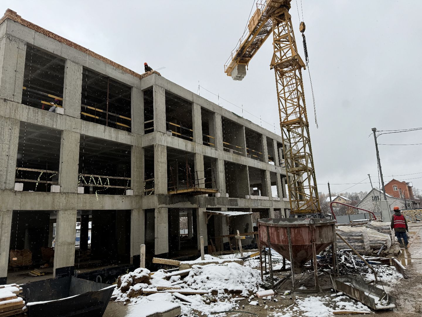 новый детский сад, глава ленинского городского округа, жк зеленые аллеи, ход строительства детского сада,