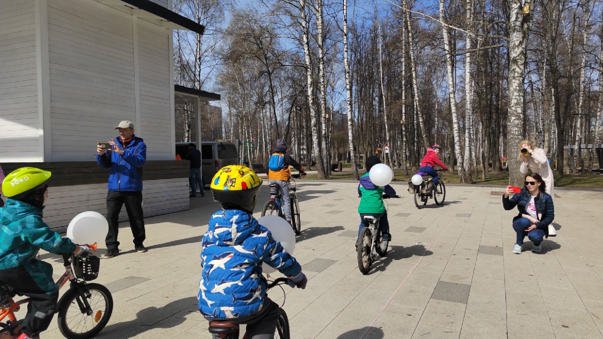 Пушкино, Пушкинский округ, весна в Подмосковье, Парк Пушкино, велозаезд, дети, спорт, живу спортом, люди города, ВелоПушкино, парки Подмосковья