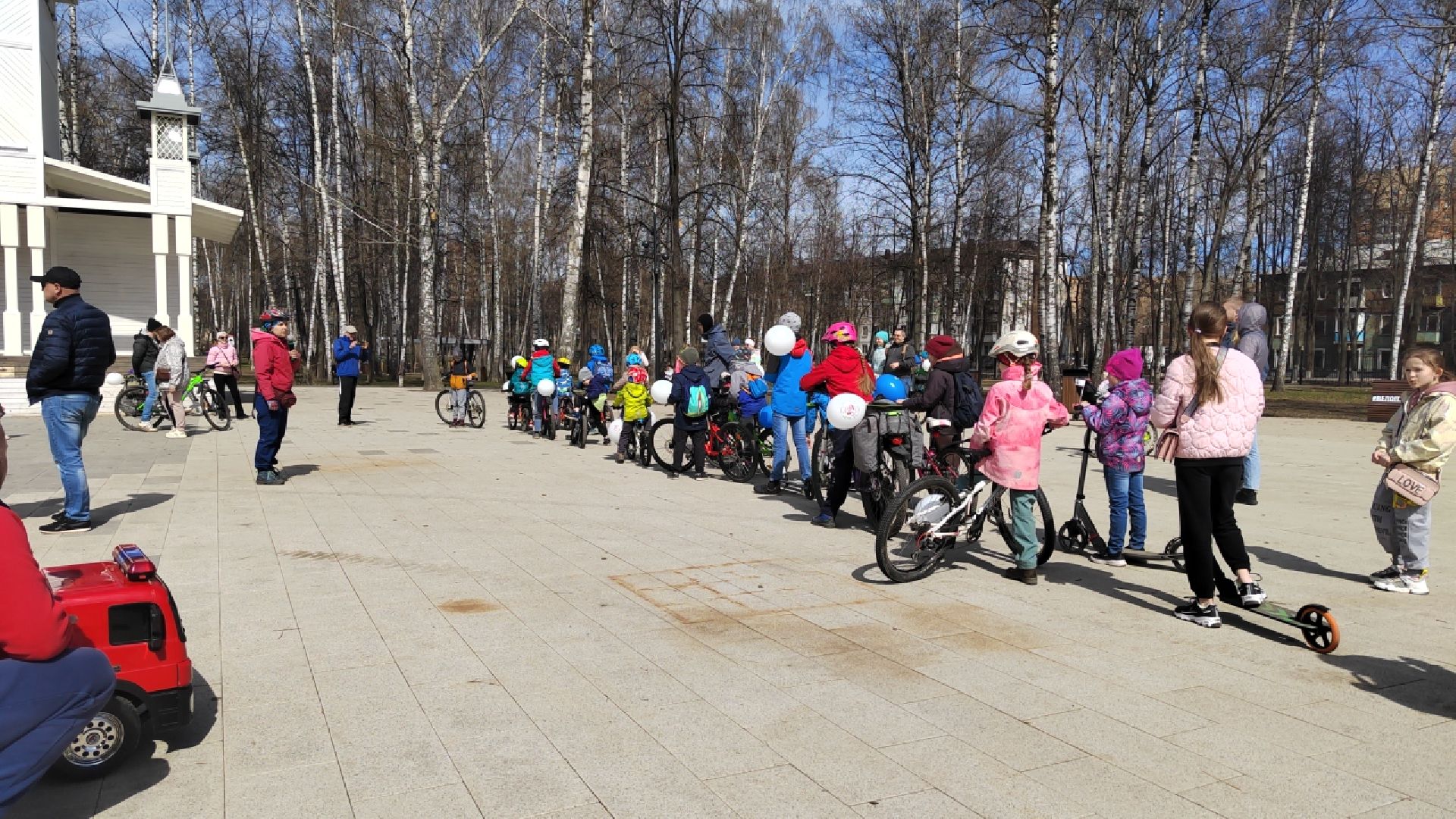 Пушкино, Пушкинский округ, весна в Подмосковье, Парк Пушкино, велозаезд, дети, спорт, живу спортом, люди города, ВелоПушкино, парки Подмосковья