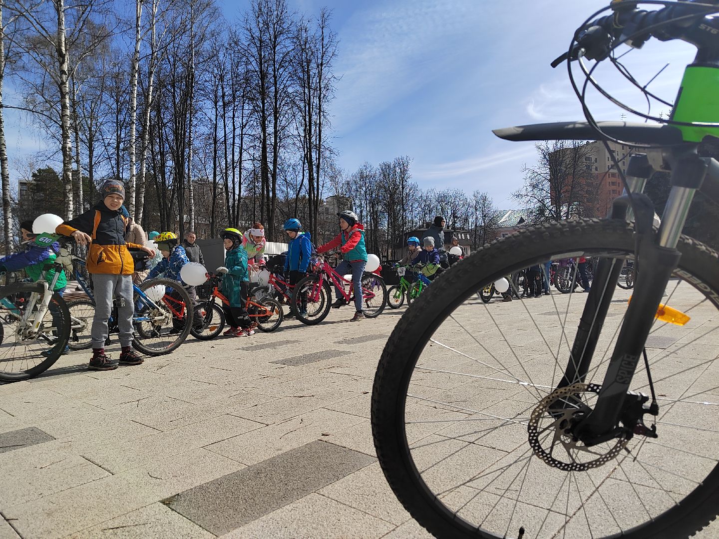 Пушкино, Пушкинский округ, весна в Подмосковье, Парк Пушкино, велозаезд, дети, спорт, живу спортом, люди города, ВелоПушкино, парки Подмосковья