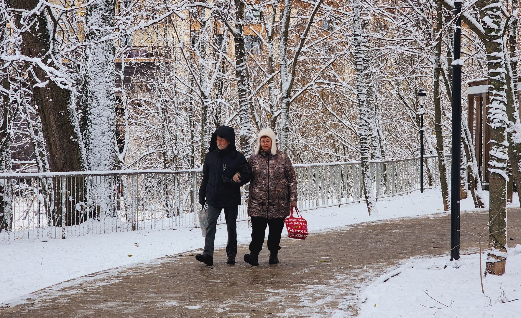 Звенигород, благоустойство, снег и наледь, вертикалка, вертикальное видео,