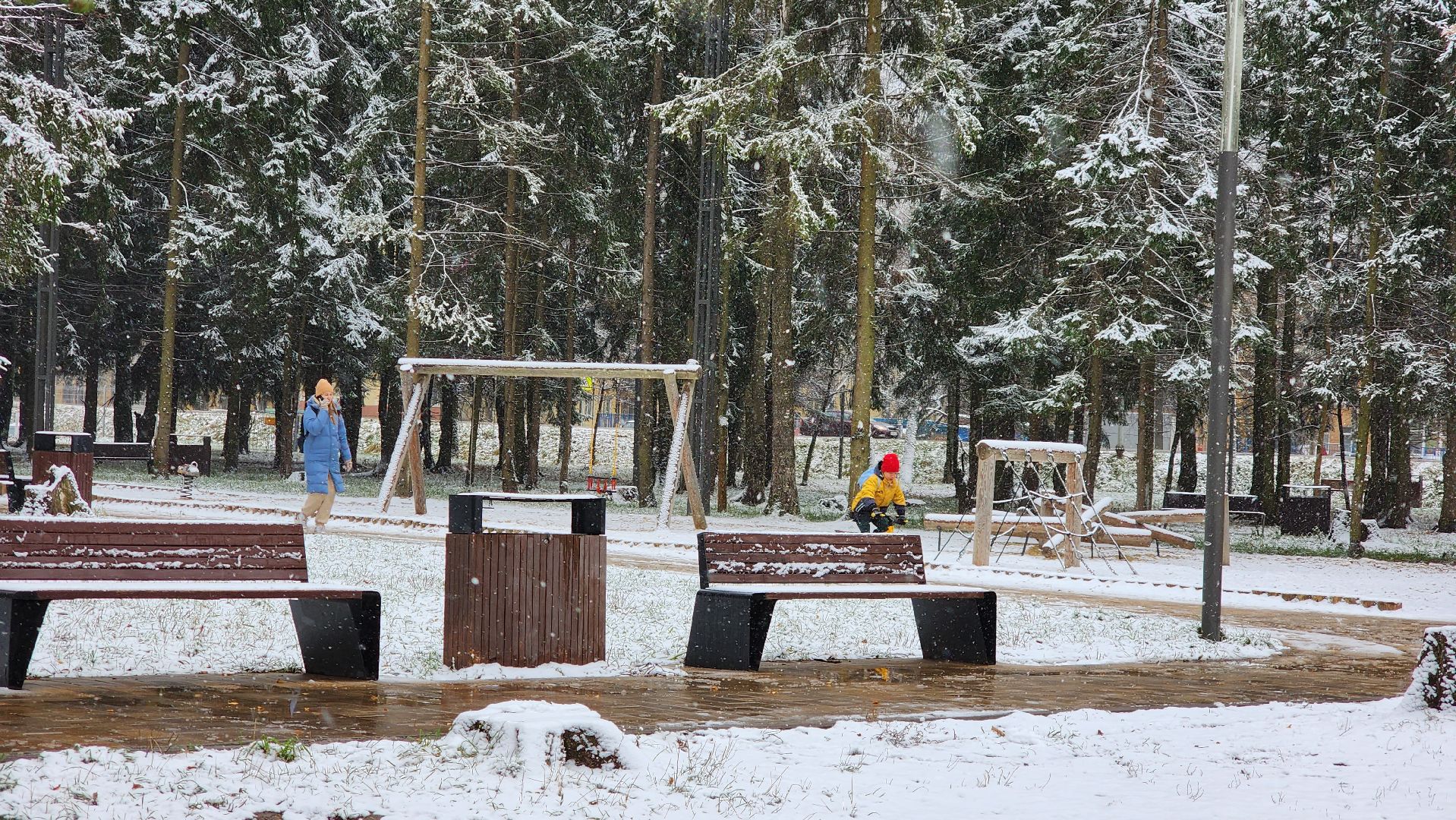 Снег, снегопад, Уборка снега, вертикалки,