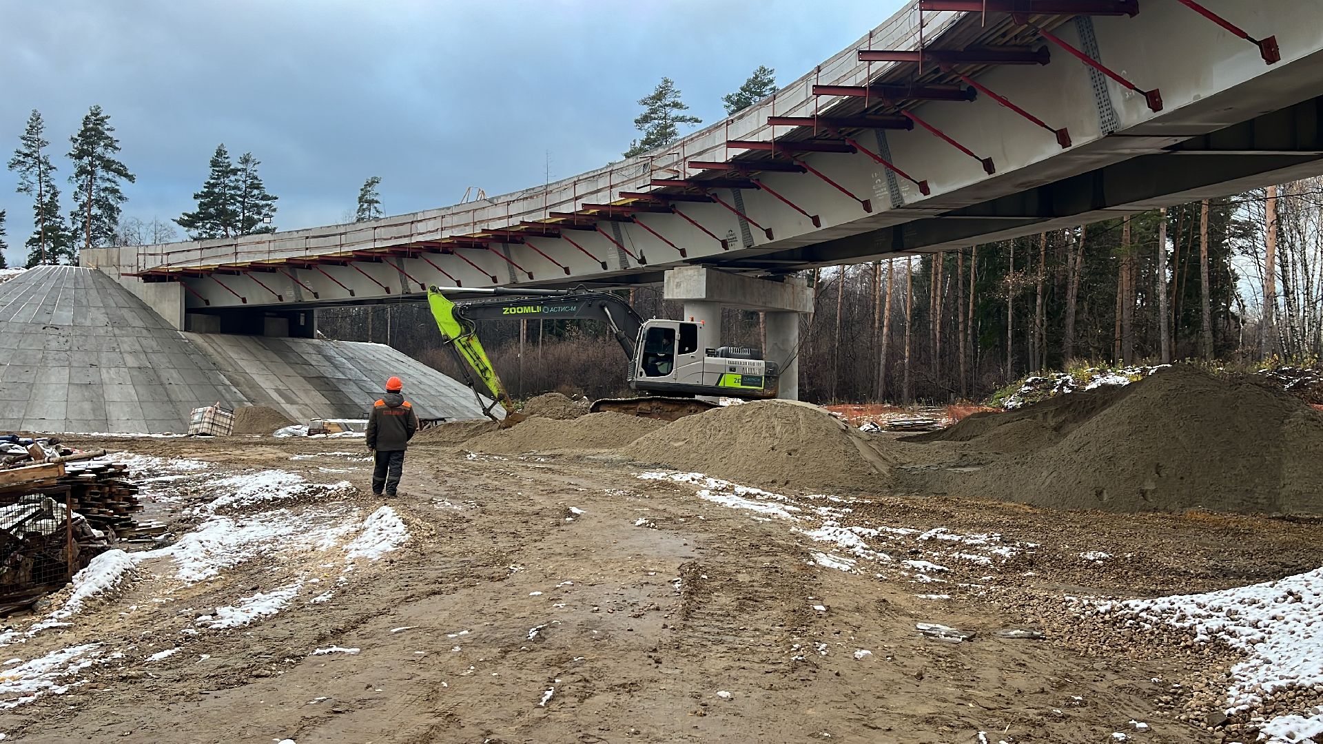 юла, южно-лыткаринская автодорога, строительство, строительство дороги, вертикалки,