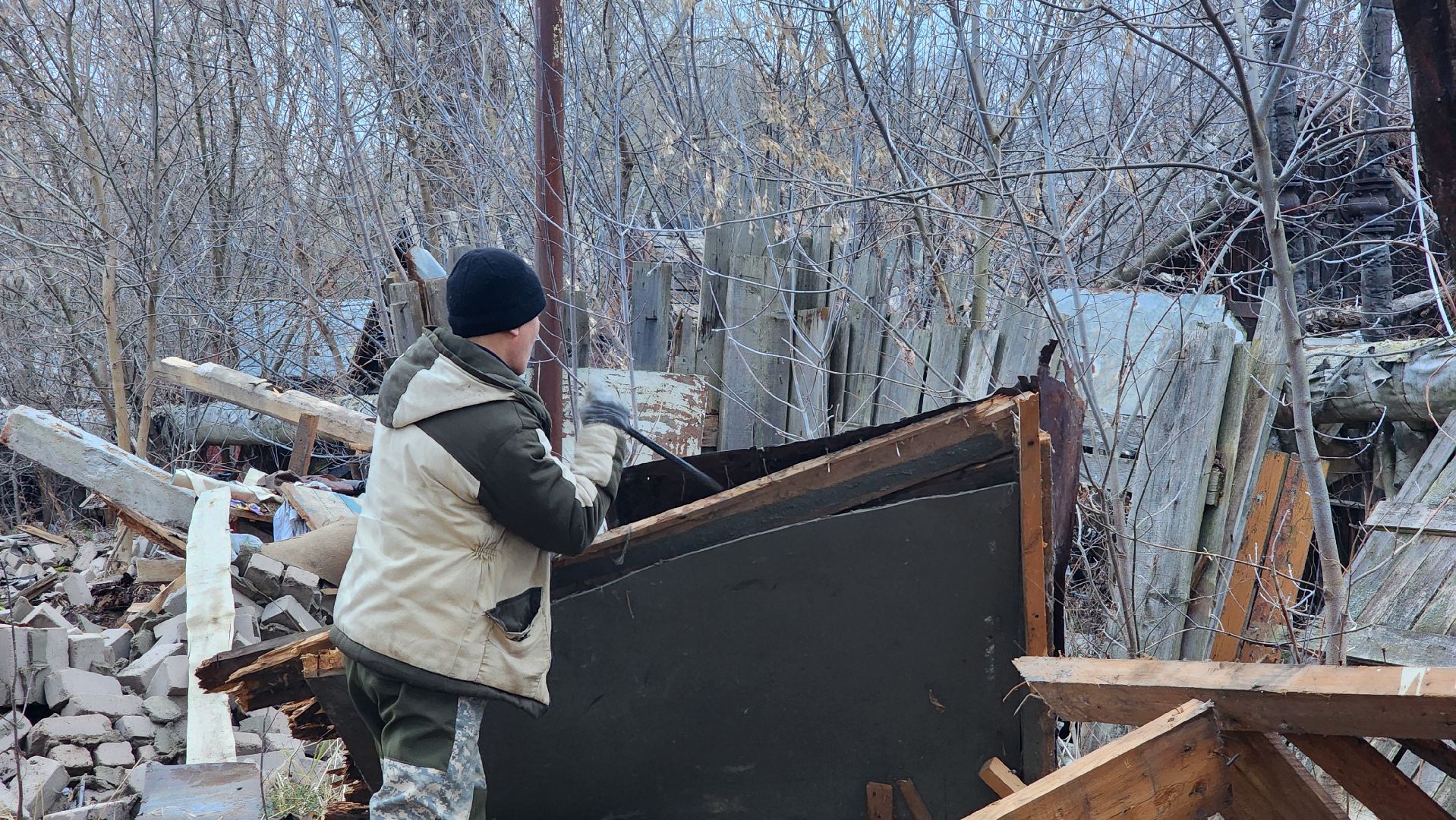 благоустройство, снос сараев, Рошаль, городской округ Шатура,