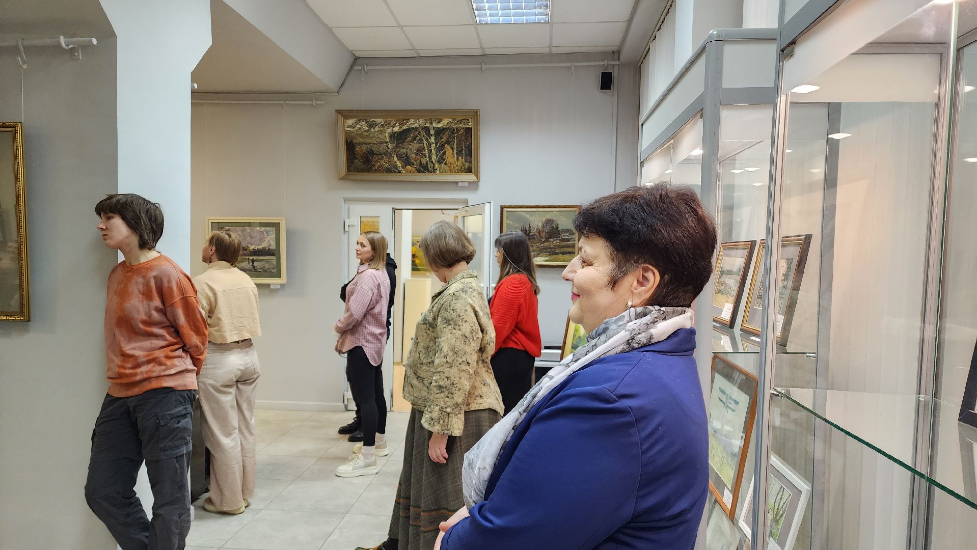 Галерея, художественная выставка, Юбилей, Лобня,