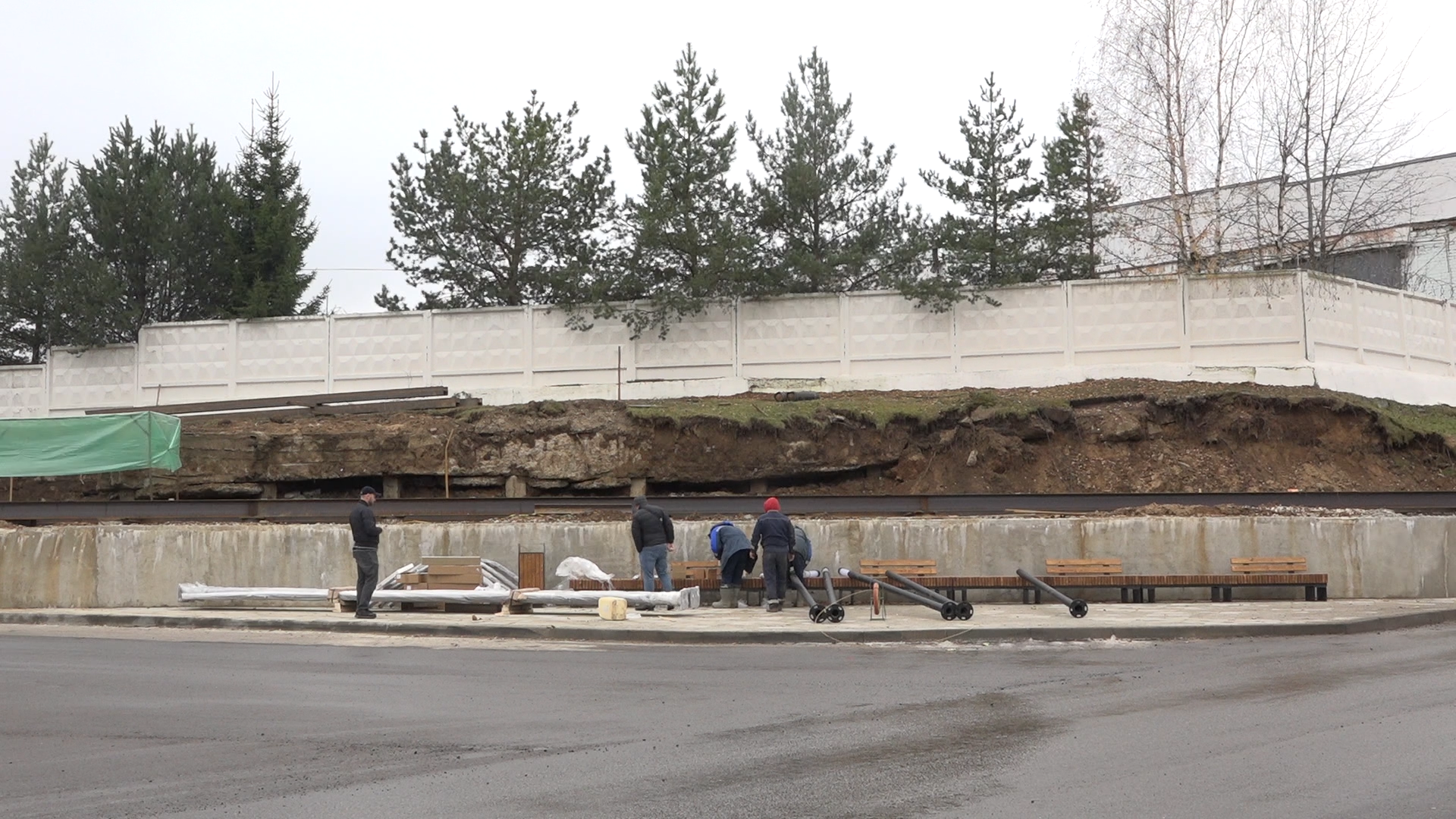 благоустройство территории, власиха КПП-2,Власиха КПП Солнечная, общественная территория, день РВСН,