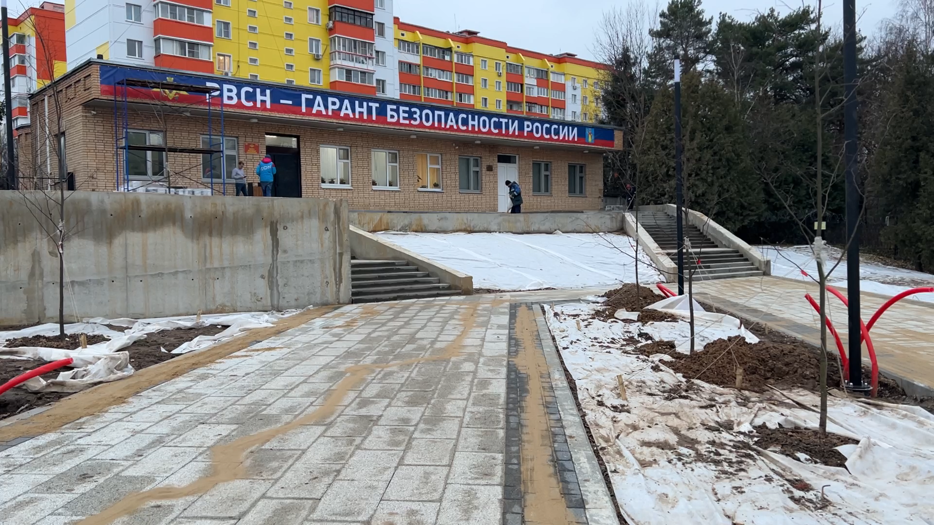 благоустройство территории, власиха КПП-2,Власиха КПП Солнечная, общественная территория, день РВСН,