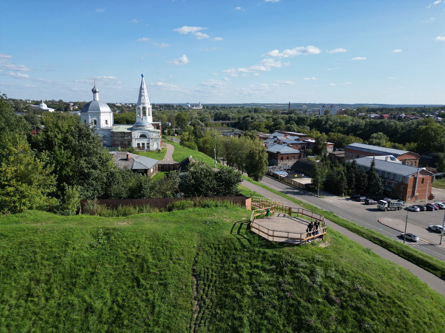 видео с коптера, серпухов, история,