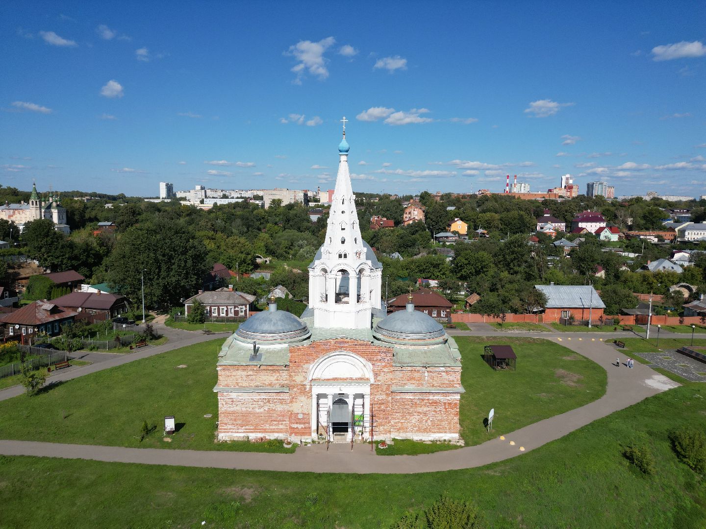 видео с коптера, серпухов, история,