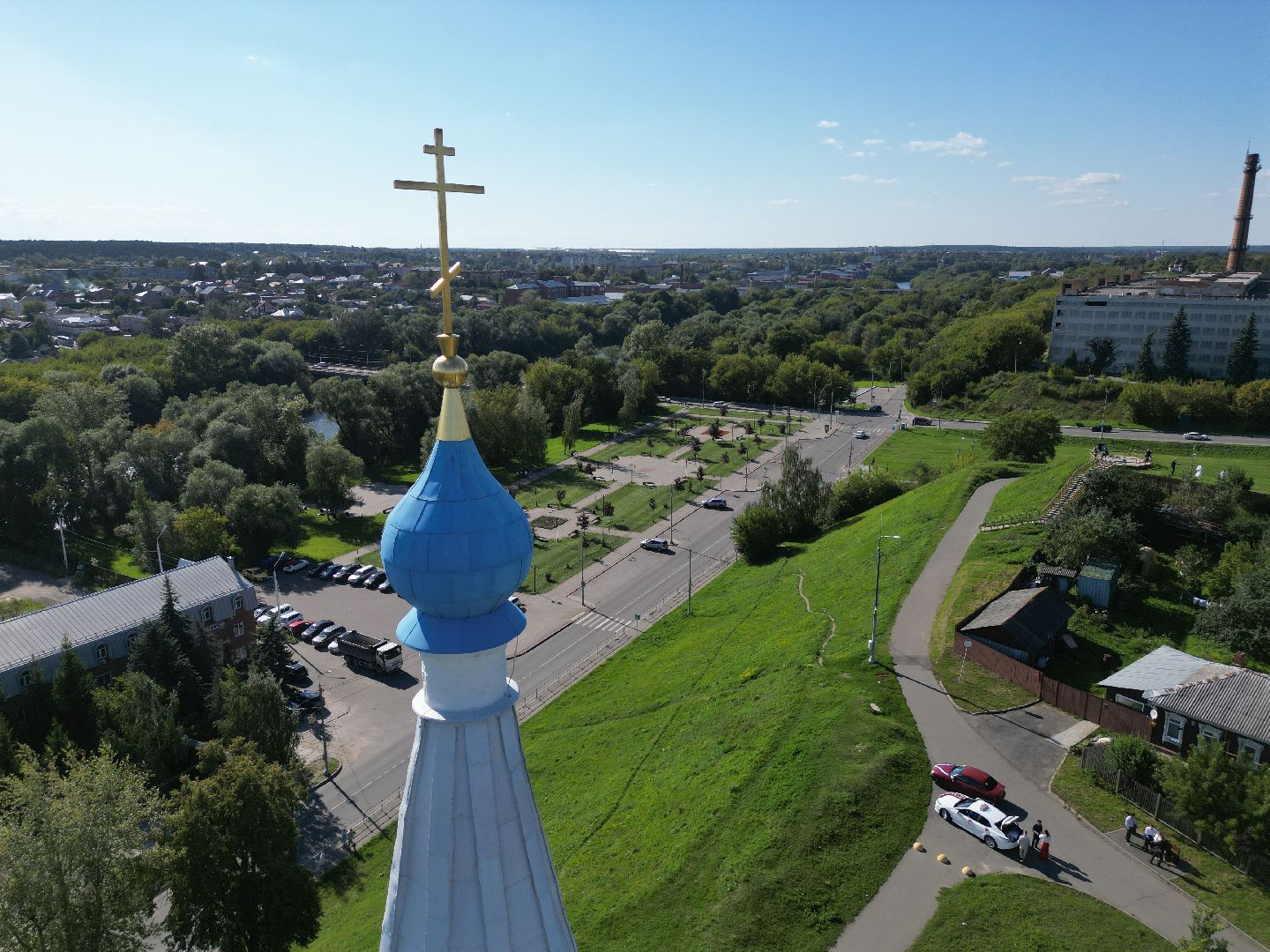 видео с коптера, серпухов, история,