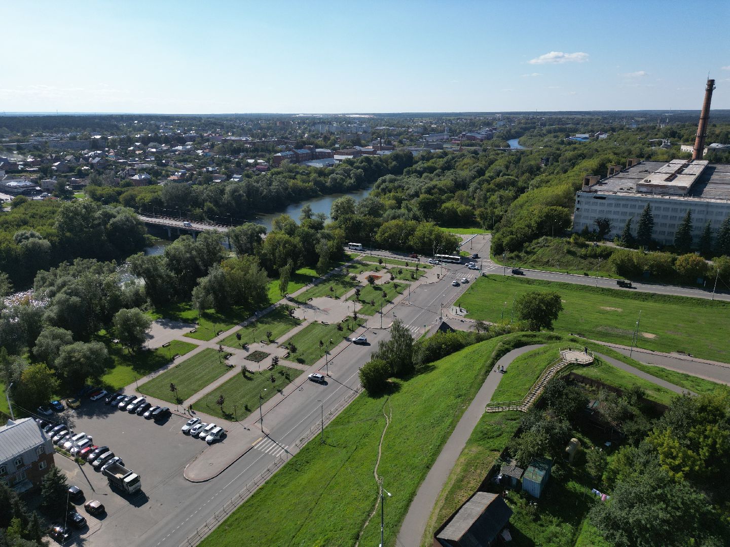 видео с коптера, серпухов, история,