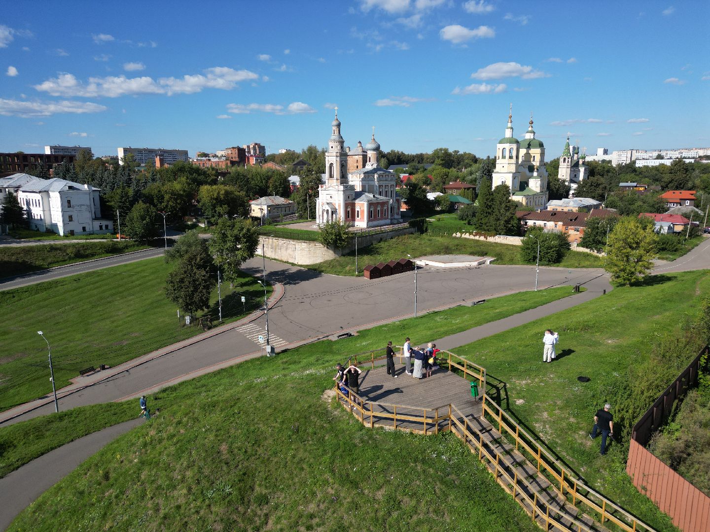 видео с коптера, серпухов, история,