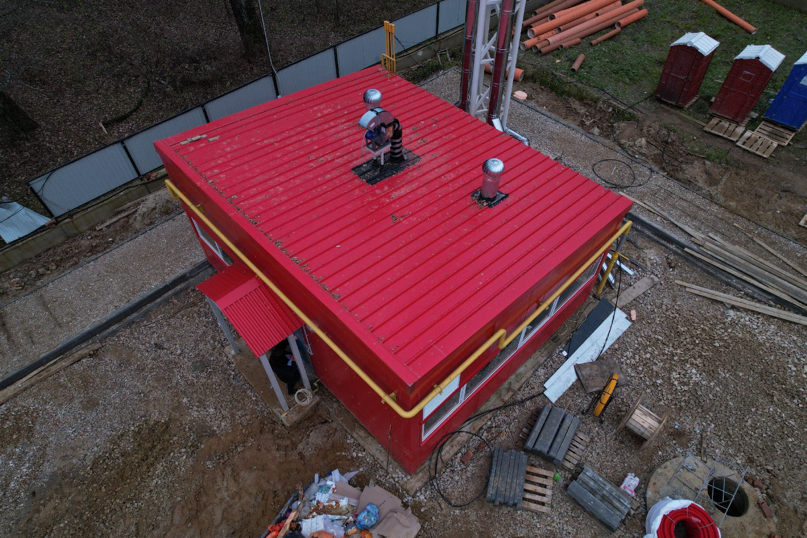 подольск, видео с коптера, климовск, школа, строительство, строительство школы,