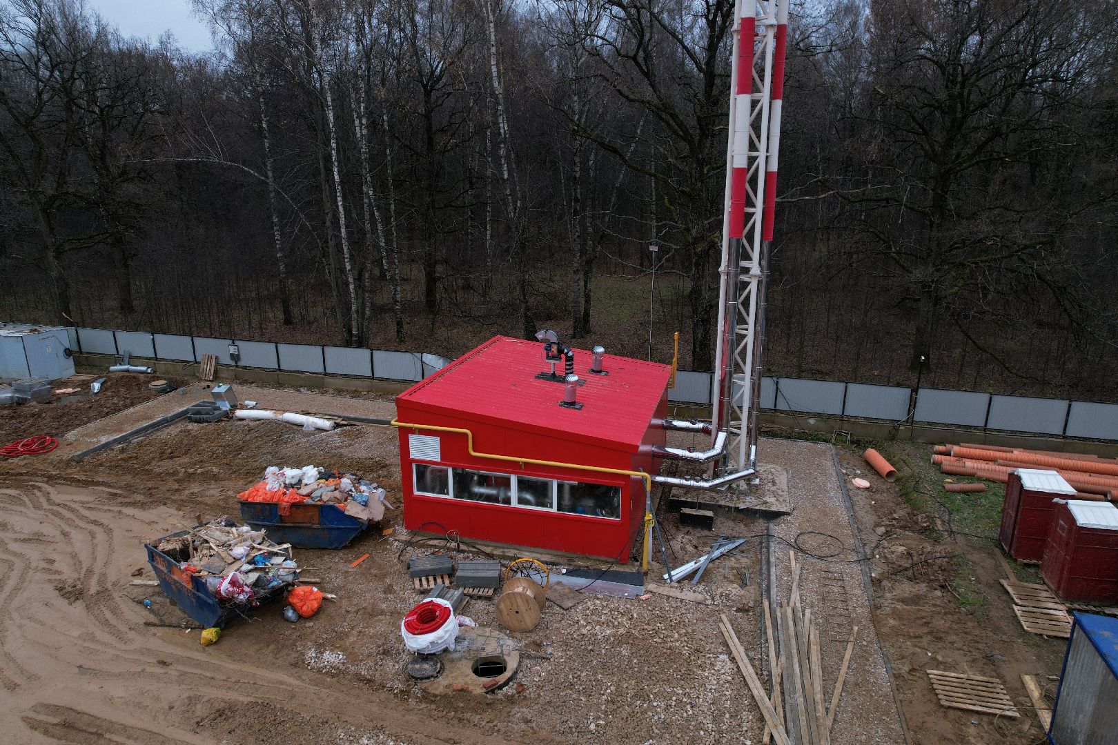 подольск, видео с коптера, климовск, школа, строительство, строительство школы,