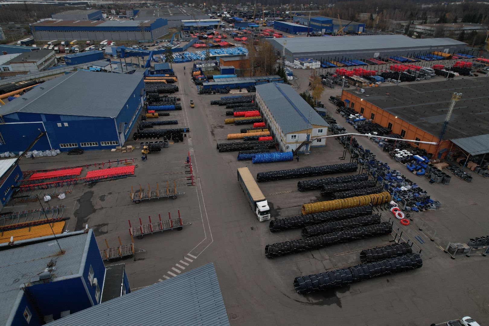 видео с коптера, подольск, климовск, завод,