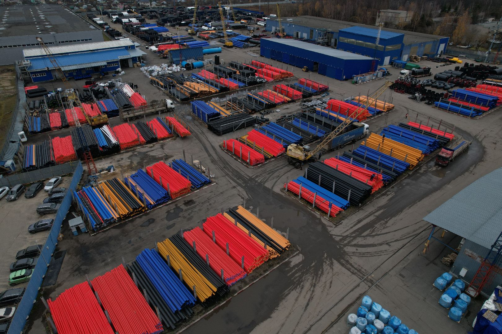 видео с коптера, подольск, климовск, завод,